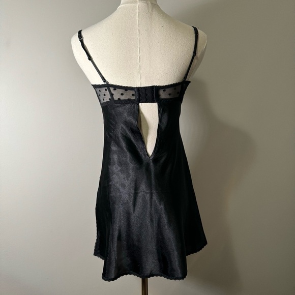 La senza goth coquette fairy polka dot bustier slip dress S - Picture 4 of 5